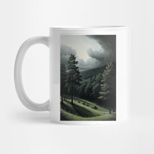 Cool Summer Morning in a Pine Forest Mug